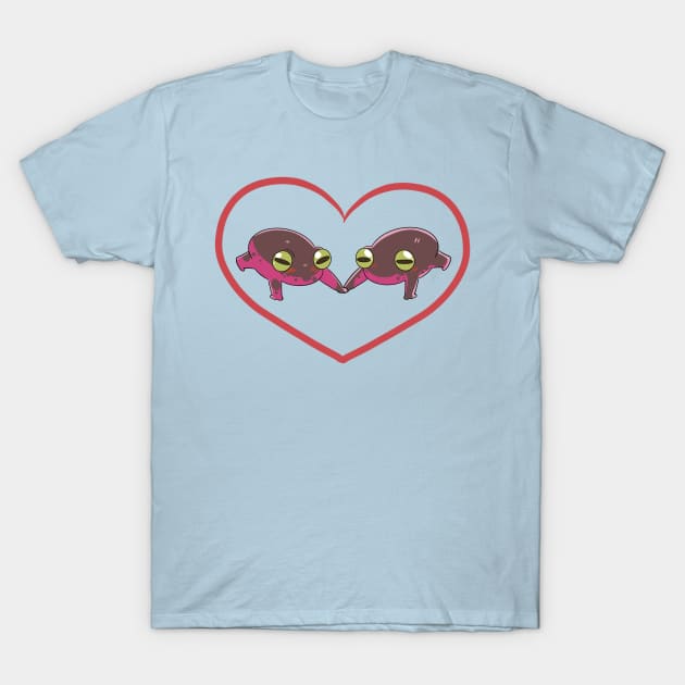 Frogs love T-Shirt by Skyfrost Studio